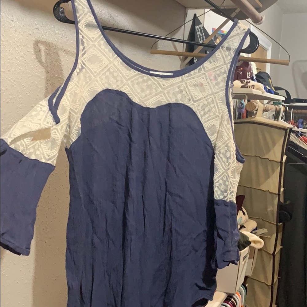 UMGEE peep shoulder top.